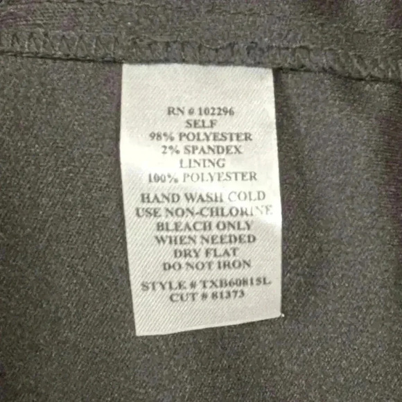 NWT Connected Apparel Chiffon Long Sleeve Floral Midi Shift Dress‎ Size 20W - Picture 6 of 6